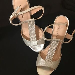 Touch of Nina Silver Dress Heels